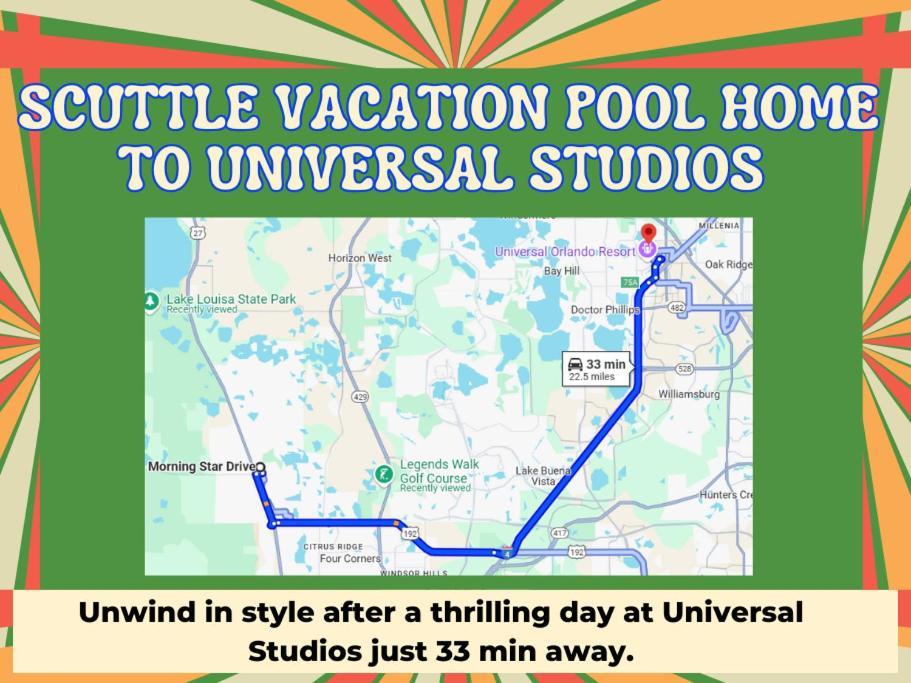 Scuttle Vacation Pool Home Wspa Орландо Экстерьер фото
