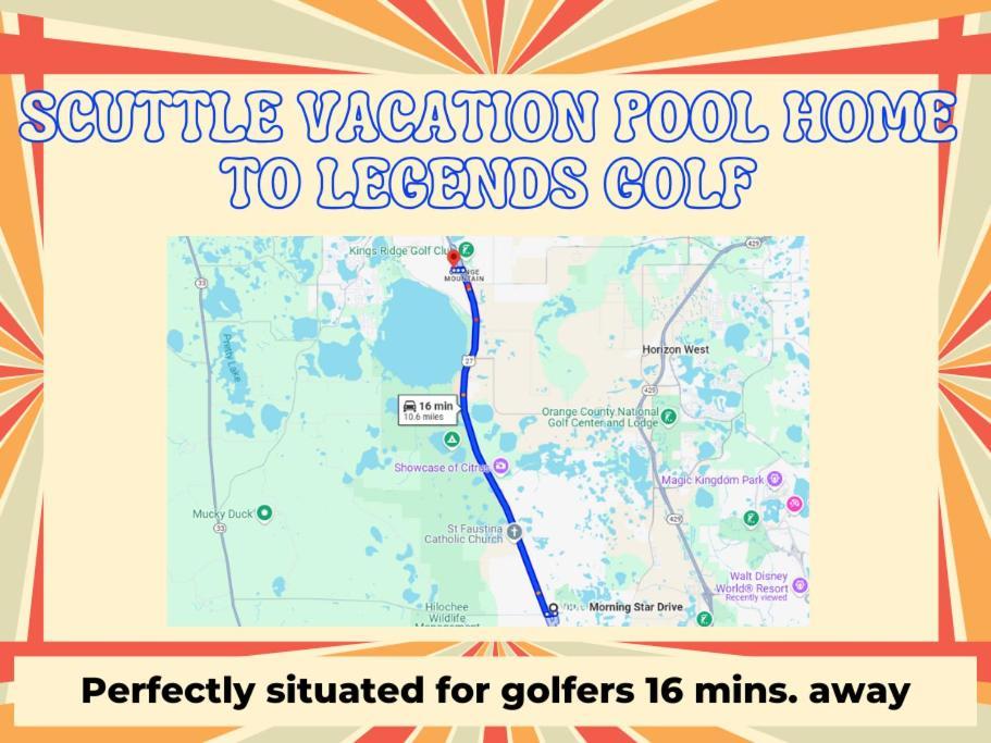 Scuttle Vacation Pool Home Wspa Орландо Экстерьер фото