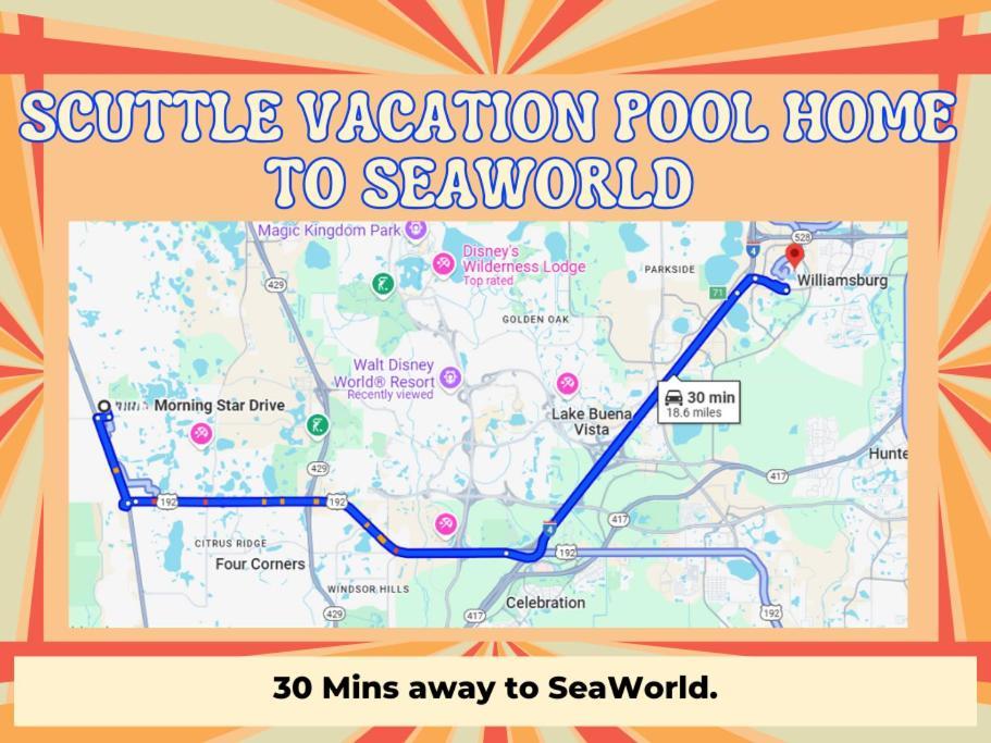 Scuttle Vacation Pool Home Wspa Орландо Экстерьер фото